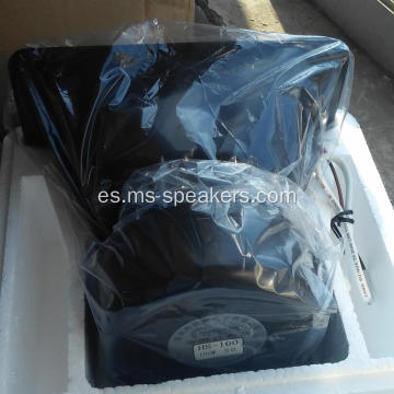 Altavoces de sirena de vehículos de forma cuadrada de 100W de forma cuadrada de 100W